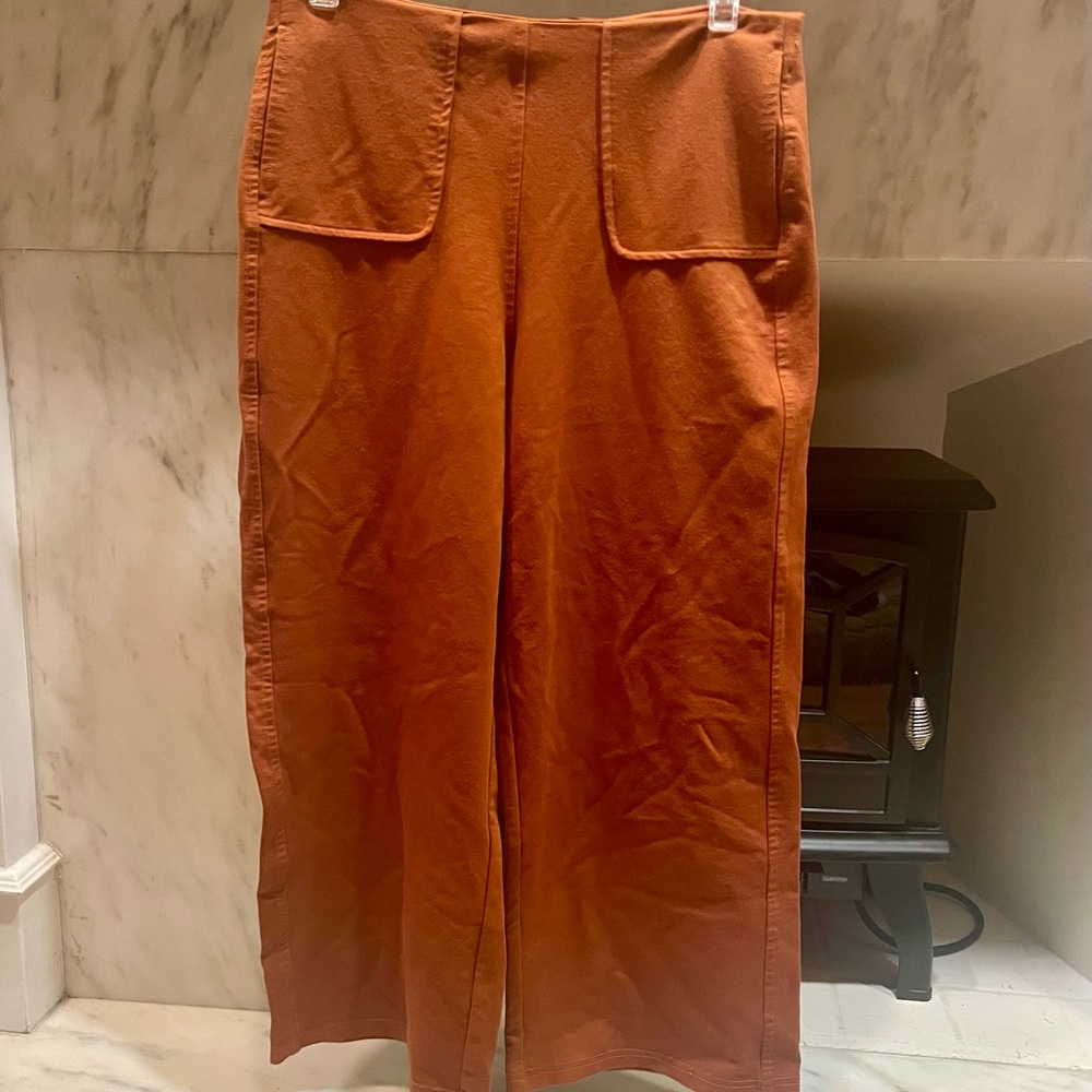 FRNCH wide leg capris Size XS